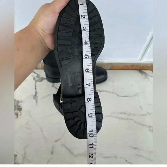 JIMMY CHOO Youth biker ankle boots 38 /7.5 - Picture 10 of 13